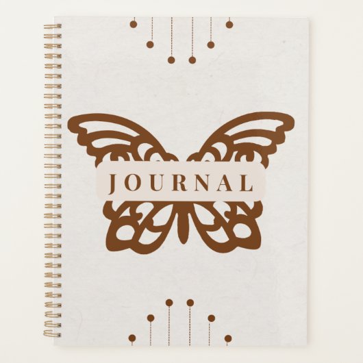 Moderne Boho Vlindervorm & Mystieke Planner (Voorkant)