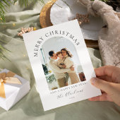 Moderne Boho Vrolijk Kerstfeest & Gelukkig Nieuwja Kaart