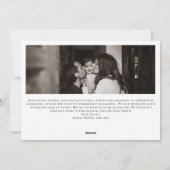 Moderne Boho Vrolijk Kerstfeest Vijf Foto Feestdagenkaart (Achterkant)