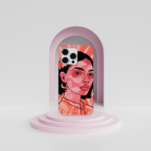 Moderne boho vrouwelijke minimalistische kunst iPh iPhone 15 Pro Max Hoesje