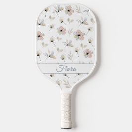 Moderne Boho Waterverf Bloemen Pickleball Paddles