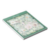 Moderne Boho Waterverf Wildflower Notitieblok (Schuin)