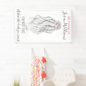 Moderne Boho Wilde Bloem Bruids Hairstylist Bloeme Spandoek (Insitu)