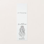 Moderne Boho Wildflower Bruids Haar Stylist Bloeme Visitekaartje (Buitenkant ongevouwen)