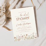 Moderne Boho Wildflower Bruidsdouche uitnodiging Flyer<br><div class="desc">Minimalistisch Wildflower Boho Elegant en Modern Script Vrijgezellenfeest for Autumn (Herfst),  Winter,  Spring of Summer Invitations - omvat prachtige en elegante scripttypografie voor de speciale Bride die voor de viering van de bruiloft moet zijn.</div>