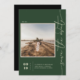 Moderne Boho Woestijn | Vierkant Foto Opslaan Datu Save The Date