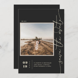 Moderne Boho Woestijn | Vierkant Foto Opslag Uitno Save The Date