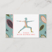 Moderne Boho Yoga Instructeur Visitekaartje (Voorkant)