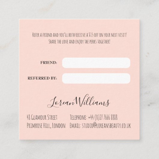 Moderne Boho Zwart Wit Wavy Haarstijl Bloemen Afsprakenkaartje (Achterkant)