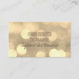 Moderne bokeh licht trendpatroon visitekaartje