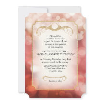 Moderne Bokeh Sparkle Twinkle Marsala bruiloft
