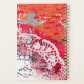 Moderne Bold abstracte Kunst Acryl Schilderij Plan Planner (Achterkant)