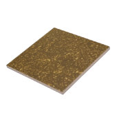 Moderne Bold Bruin Goud Glitter Badkamer Keuken Tegeltje (Zijkant)