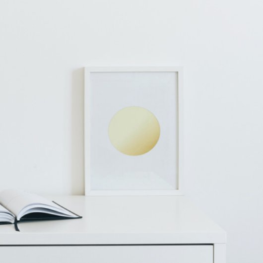 Moderne Bold CIRCLE GOLD Folie Afdrukken