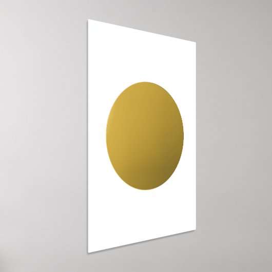 Moderne Bold CIRCLE GOLD Folie Afdrukken (Laagn)