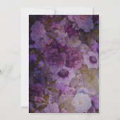 Moderne boog bloemenbruids douche uitnodiging (Achterkant)