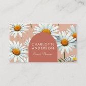 Moderne boog bloemig visitekaartje (Voorkant)