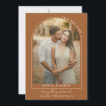 Moderne Boog Boho Boog met Foto Save The Date<br><div class="desc">Maak een unieke save the date kaart met dit moderne ontwerp met boog en foto! Voeg eenvoudig uw foto toe en wijzig de tekst. Bewerk eenvoudig de kleuren van alle elementen en achtergrond om ze aan te passen aan uw kleurenschema!</div>