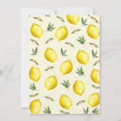 Moderne boog citroen Onze belangrijkste knijp 1e v Kaart (Achterkant)