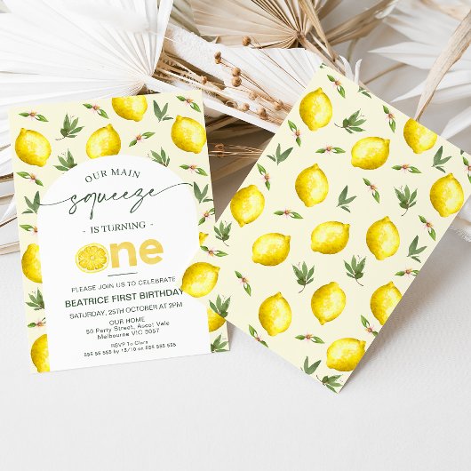 Moderne boog citroen Onze belangrijkste knijp 1e v Kaart