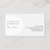 Moderne boog Daisy Visitekaartje (Achterkant)