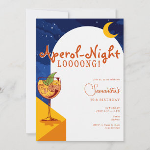 Moderne boog de hele nacht lang Spritz zomerverjaa Kaart