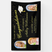 Moderne boog foto College afstudeerfeest Spandoek (Verticaal)