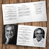 Moderne boog foto viering van het leven drieluik programma