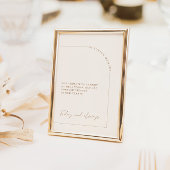 Moderne boog in liefdevolle herinnering Poster