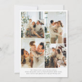 Moderne Boog Script Vakantie Feestdagenkaart (Achterkant)