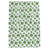Moderne boog St. Patrick's Day bruiloftsshower fav Medium Cadeauzakje (Achterkant)