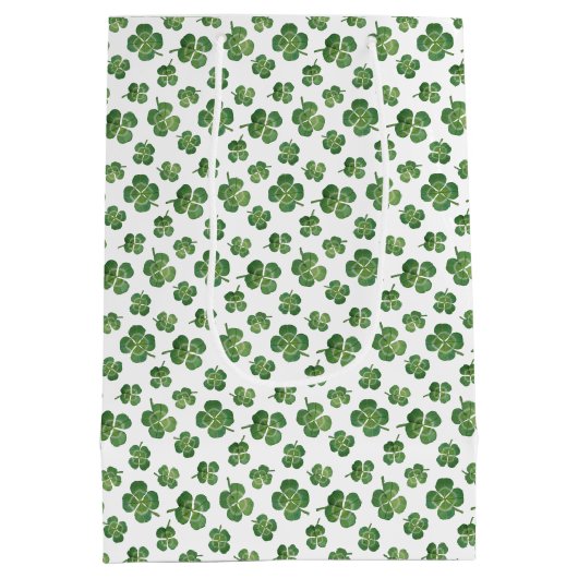 Moderne boog St. Patrick's Day trouwfeest cadeautj Medium Cadeauzakje (Achterkant)
