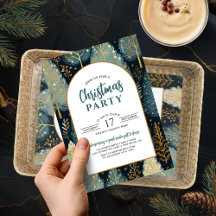 Moderne boog vakantie bos aangepast kerstfeest