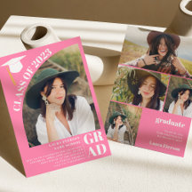 Moderne boogroze 5 foto's afstuderen