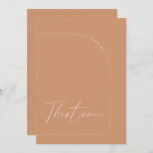 Moderne boogstaartafbeelding Dertien Tabel Aantal Kaart (Voorkant / Achterkant)