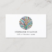 Moderne Boom van het Leven Professioneel Visitekaartje (Voorkant)