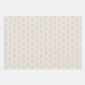 Moderne boom winterpatroon in pasteltinten inpakpapier vel (Voorkant 2)