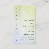 Moderne boomgaard met verticale tekst visitekaartje (Voorkant)