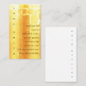 Moderne boomgaard met verticale tekst visitekaartje (Voorkant / Achterkant)