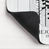 Moderne boomkwekerij met roestvrij rondhout muismat (Hoek)