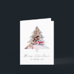 Moderne boomvorm foto's Vrolijk kerstfeest Feestdagen Kaart<br><div class="desc">Moderne boomvorm foto's Vrolijk kerstfeest. Digitaal beschikbaar en geprint. Vrolijk kerstfeest is in een stijlvol script. Vervang eenvoudig het afbeelding met uw eigen en personaliseer met uw namen aan de voorkant en begroeting aan de binnenkant.</div>
