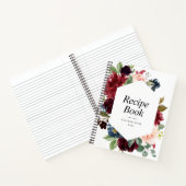 Moderne booreiland lijst Recipe Book Notitieboek (Binnen)