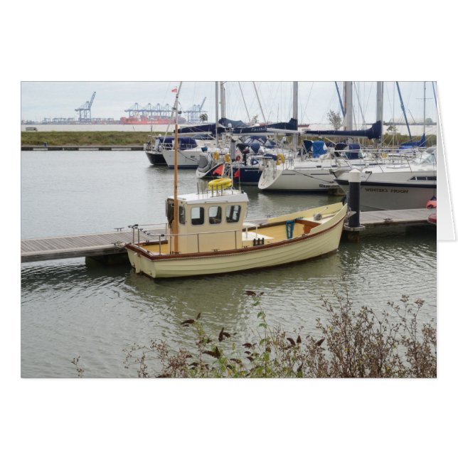 Moderne boot traditionele stijl (Voorkant Horizontaal)