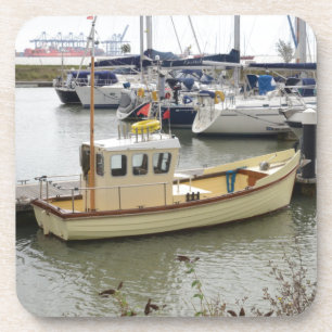 Moderne boot traditionele stijl drankjes onderzetter
