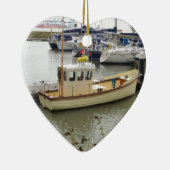 Moderne boot traditionele stijl keramisch ornament (Rechts)