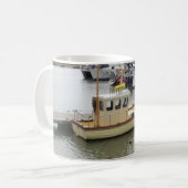 Moderne boot traditionele stijl koffiemok (Voorkant links)