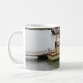 Moderne boot traditionele stijl koffiemok (Links)