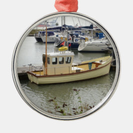 Moderne boot traditionele stijl metalen ornament