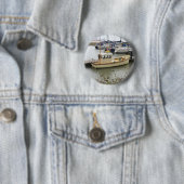 Moderne boot traditionele stijl ronde button 5,7 cm (In situ)