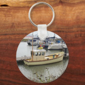 Moderne boot traditionele stijl sleutelhanger (Voorkant)